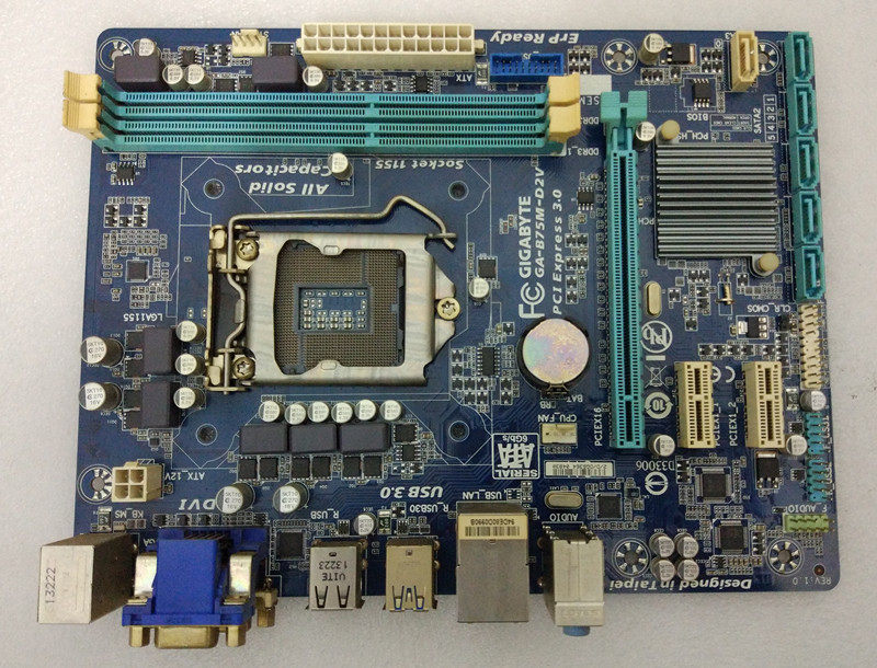 gigabyte技嘉b75m-d2v1155针cpub75主板全集集成小板主板