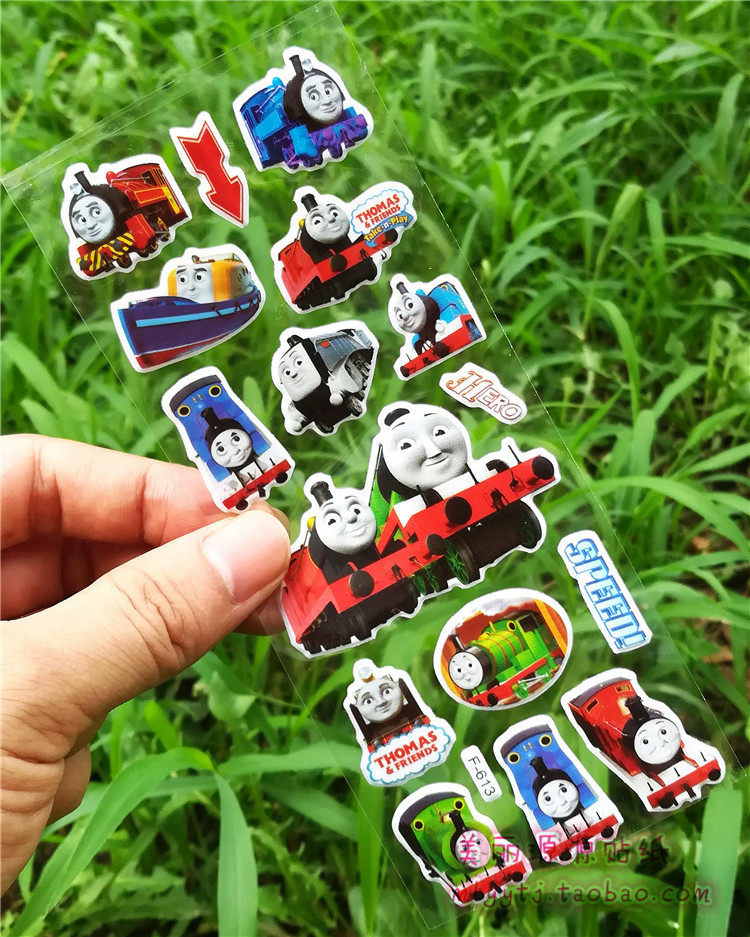 卡通动漫贴纸儿童贴画卡通 托马斯贴纸 小火车贴纸幼儿园小虎贴纸