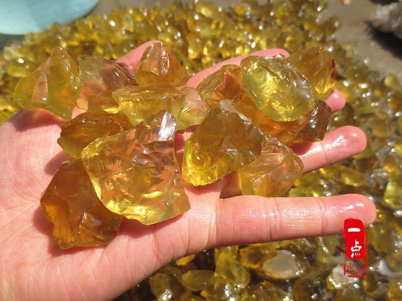 黄水晶原石正品纯天然巴西大块雕刻原矿颗粒碎石摆件