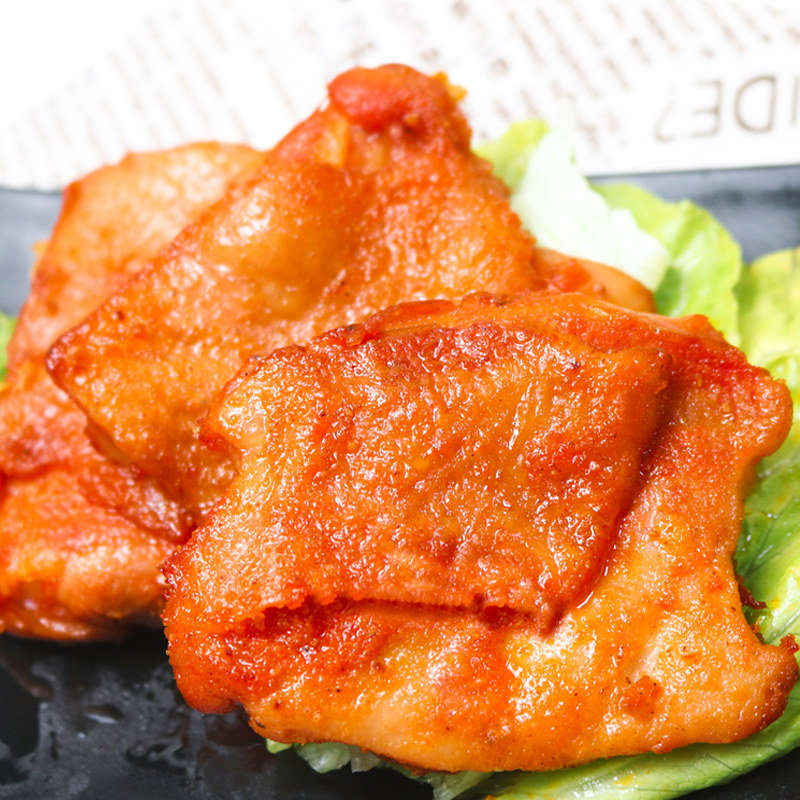 奥尔良腿排油炸食材鸡腿排无骨汉堡鸡腿肉10片/包小吃冷冻半成品