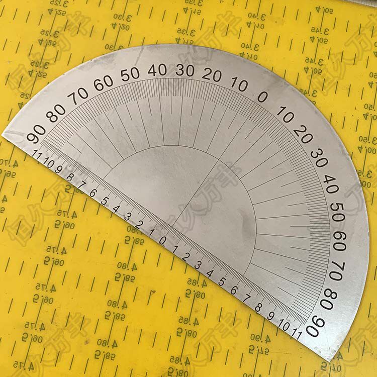 半圆刻度对称机械配套套件度数圆盘280x0x2d030其它测量工具