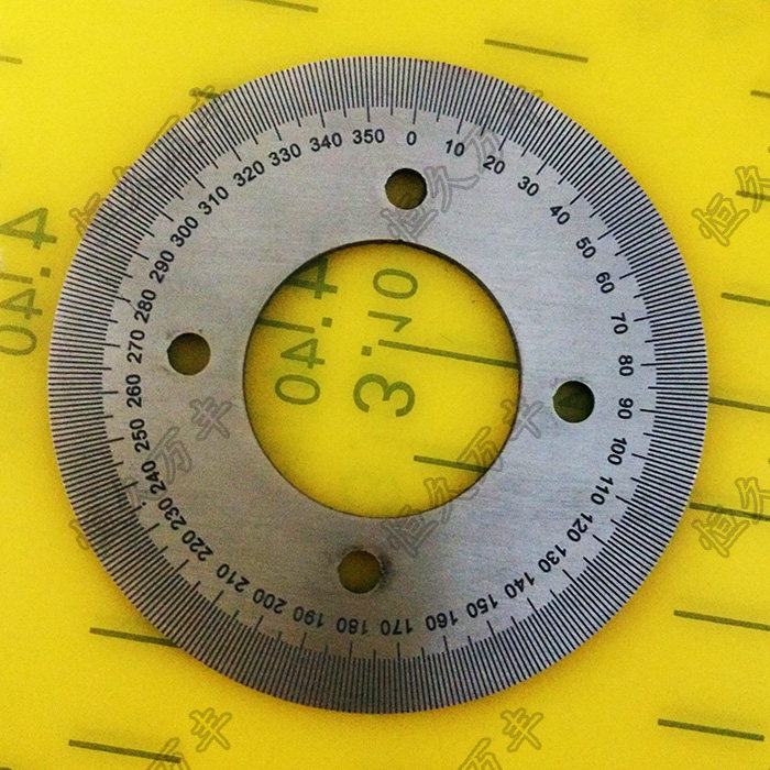 刻度盘 超小刻度盘 360度刻度盘 不锈钢圆形刻度盘60#25#2