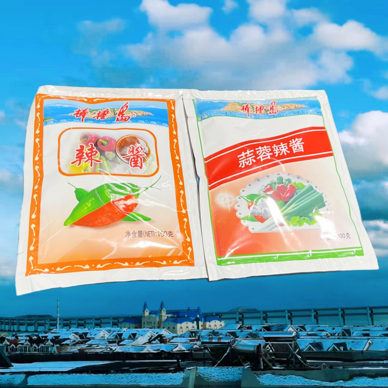 辣酱烧烤大连特产棒槌岛棒棰岛100g袋装调味辣椒酱