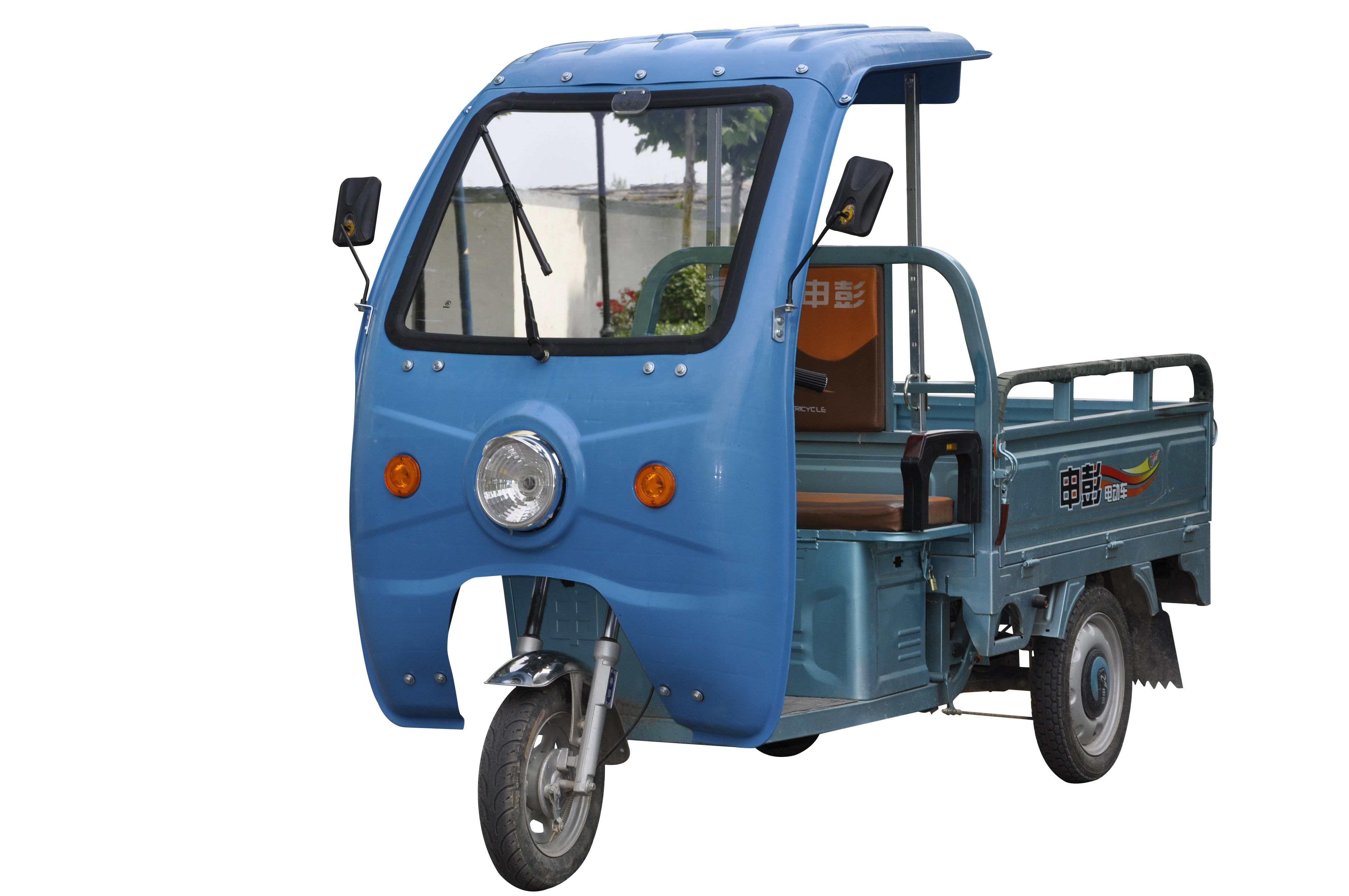 电动三轮车车棚防雨塑料前车头棚封闭驾驶室金鹏雨篷车篷全封透明