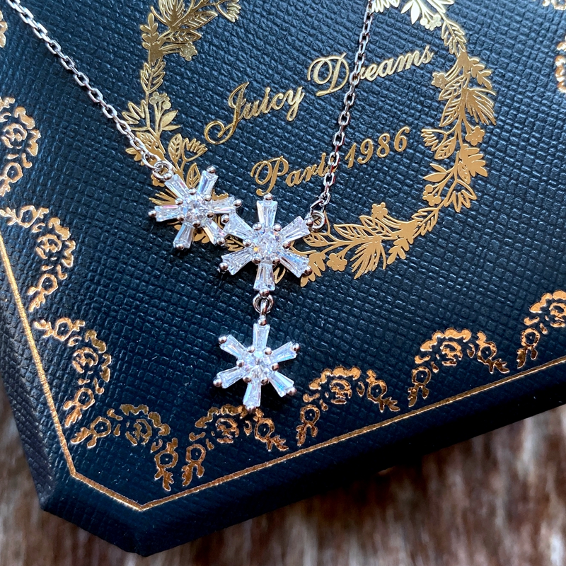 法国设计师juicydreams轻奢月桂女神幸运幸运花花朵项链