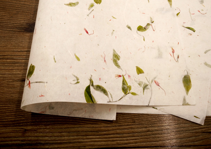 手工小楷宣纸花草花草茶茶叶云龙皮纸信笺书信信纸