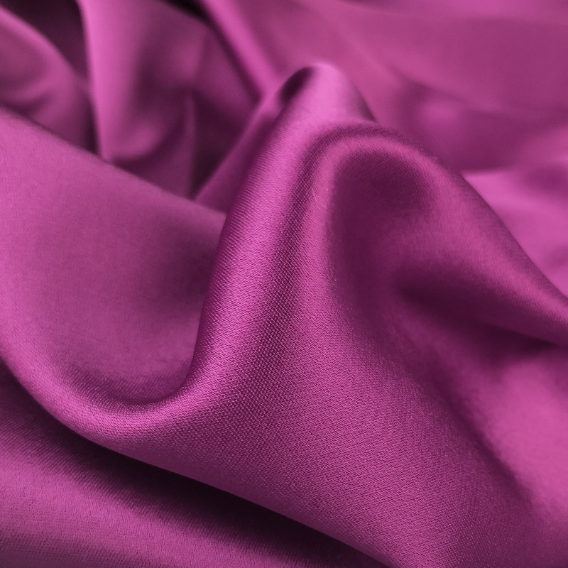 进口三醋酸缎布料重磅真丝缎连衣裙礼服旗袍定制服装面料