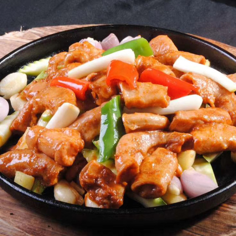 康厨竹肠皇整箱12斤新鲜冷冻铁板猪肠猪杂商用腌制半成品广东包邮