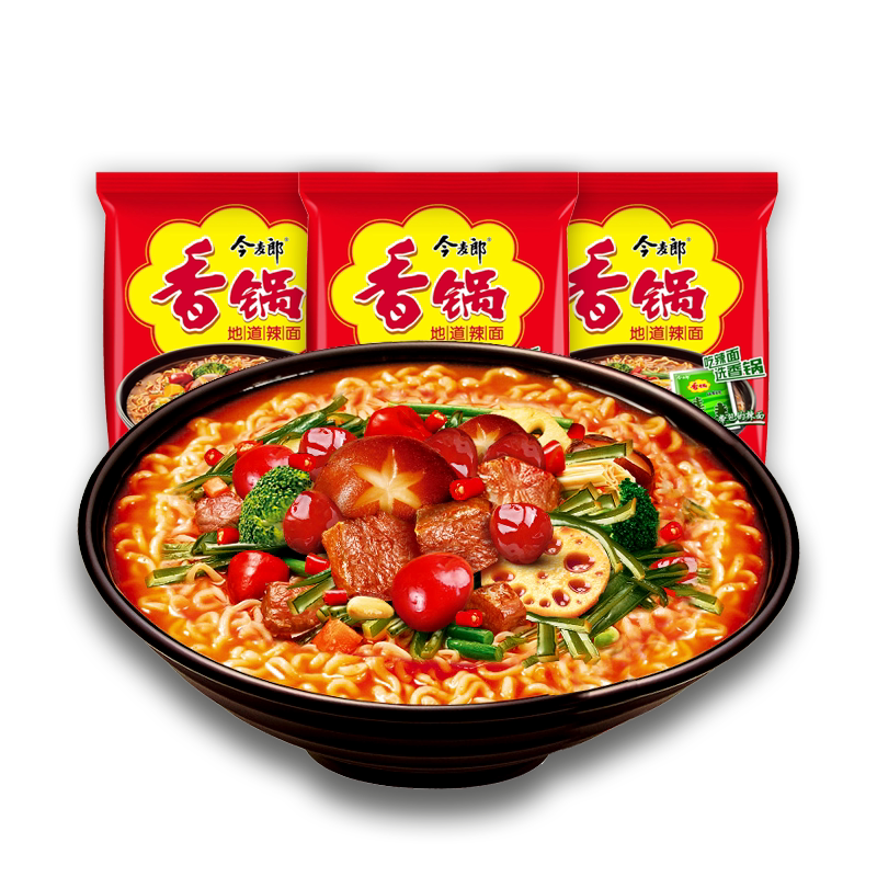 速食袋装今麦麻辣香锅方便面免煮泡面夜宵食品冲泡方便面