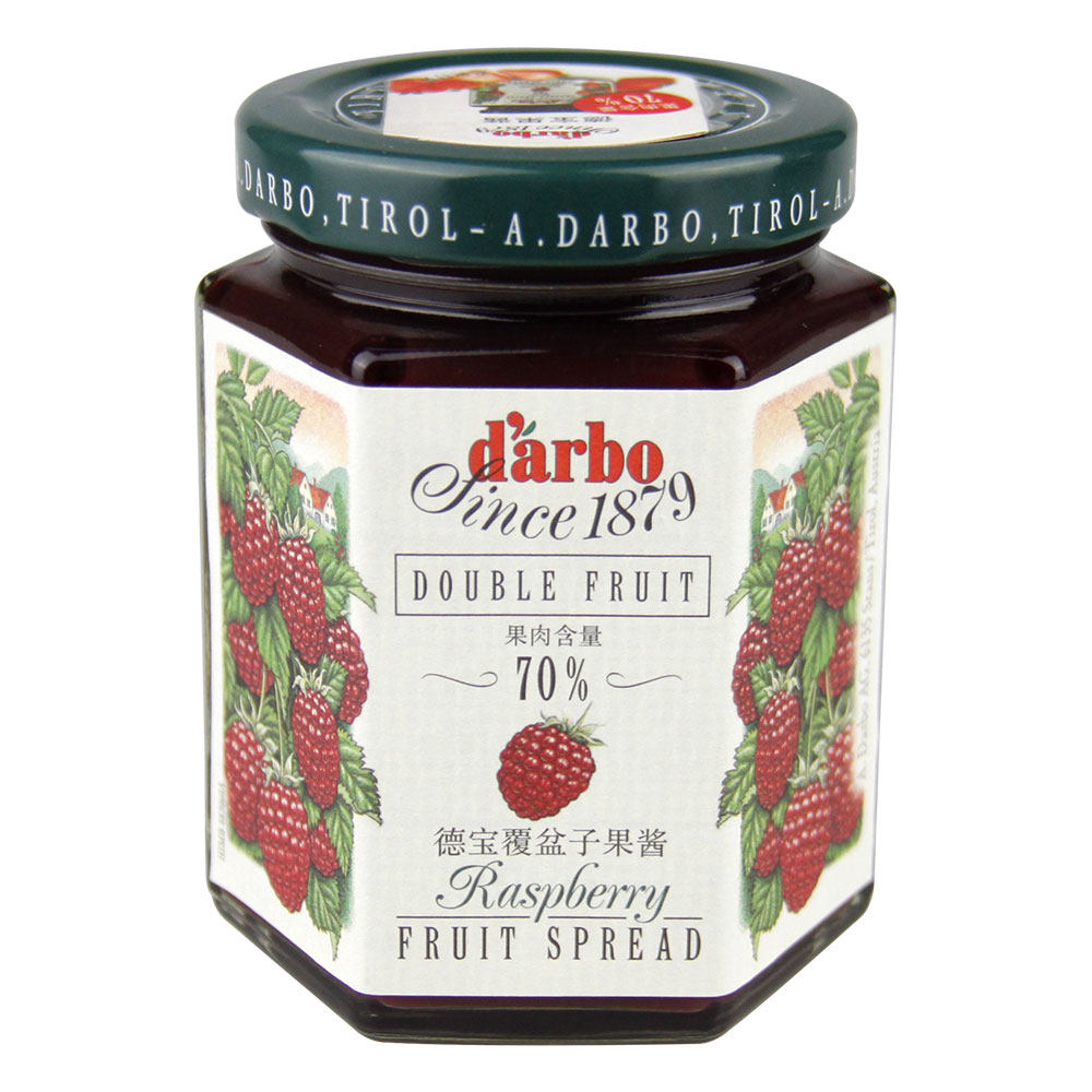 奥地利原装进口德宝果覆盆子果酱200g烘焙面包早餐三明治调味酱