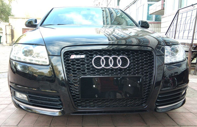 奥迪a6l改装s6中网05060708091012年a6ls6格栅中网