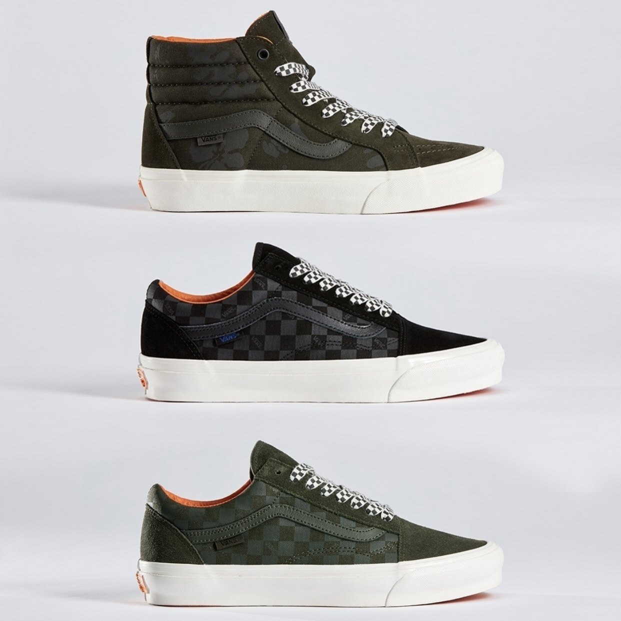 gp现货vansvaultporterogoldskoollx高低帆布板鞋