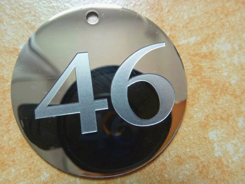 定制做不锈钢号码牌数字腐蚀牌定做 深刻牌 编号牌 标示牌 记号牌