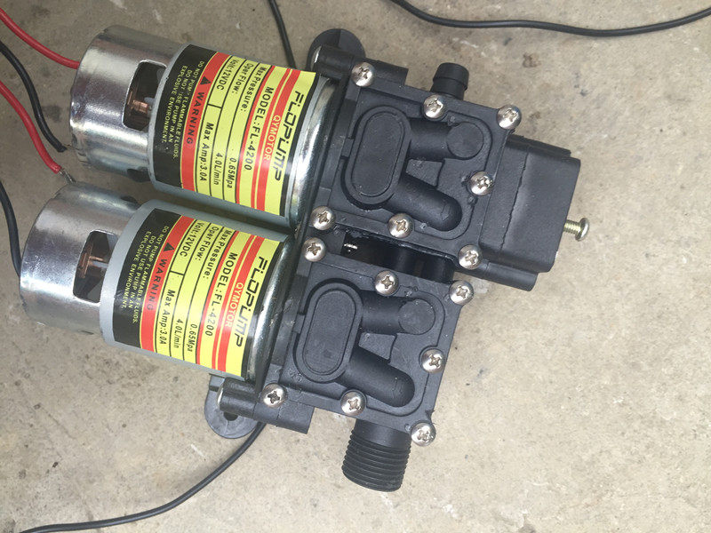 电动喷雾器水泵农用双电机喷农药隔膜泵配件农用超大功率喷药包邮