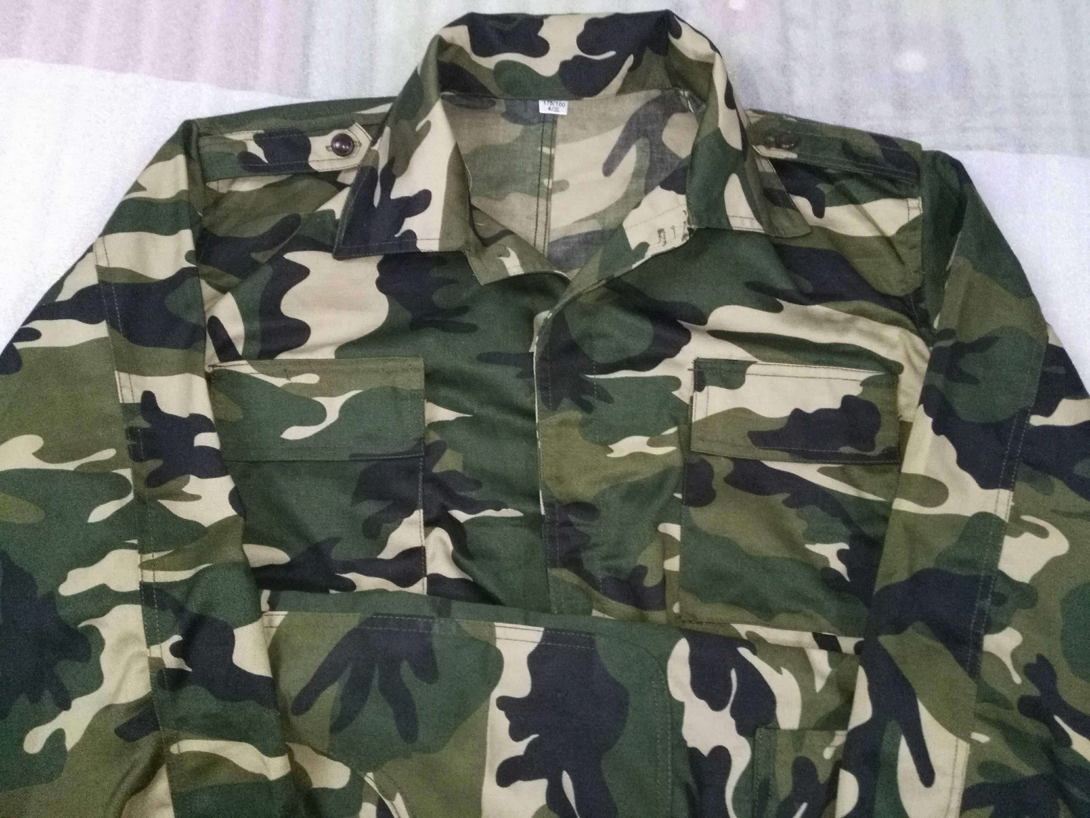 87式迷彩服套装八七式作训服特种实验过渡版老款四兜版真品原套