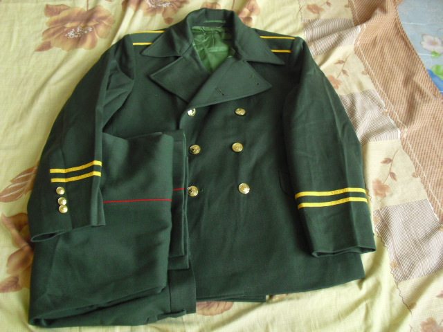 80年代式冬常服三武橄榄绿女干部马裤呢冬服套装配发作训外套