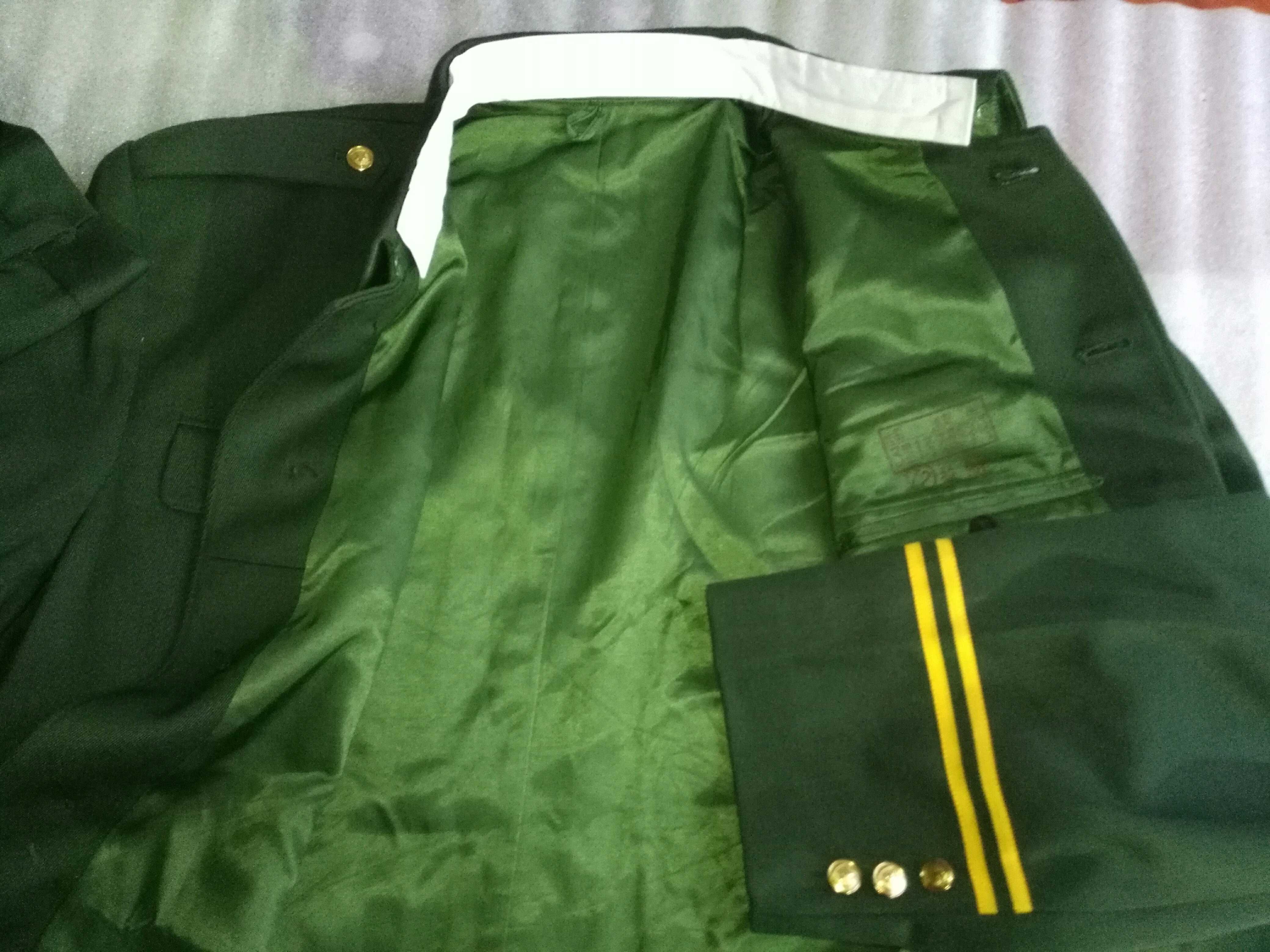 男款库存退役怀旧收藏橄榄绿干部武干部套装常服风衣