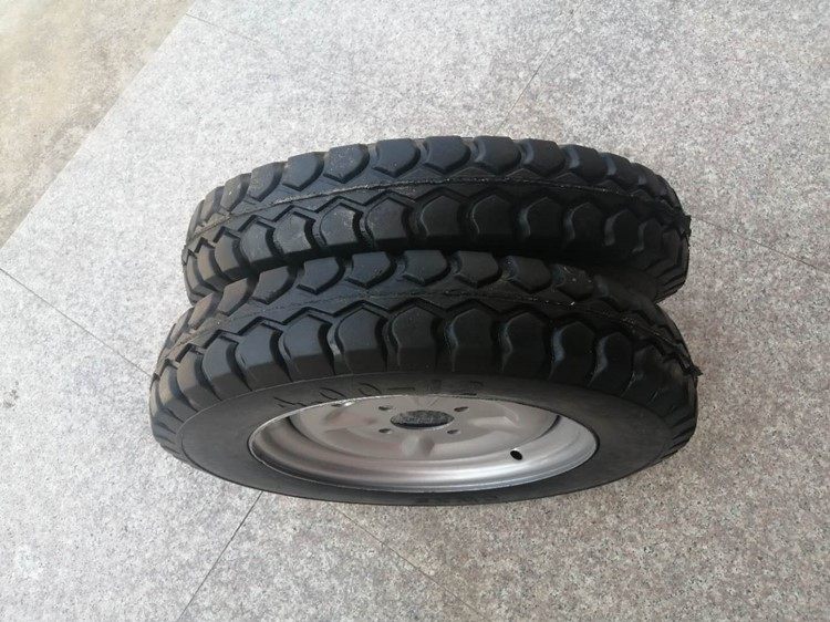 纯实心轮胎40012电动车轮胎45012摩托车胎汽油车实心轮16x40