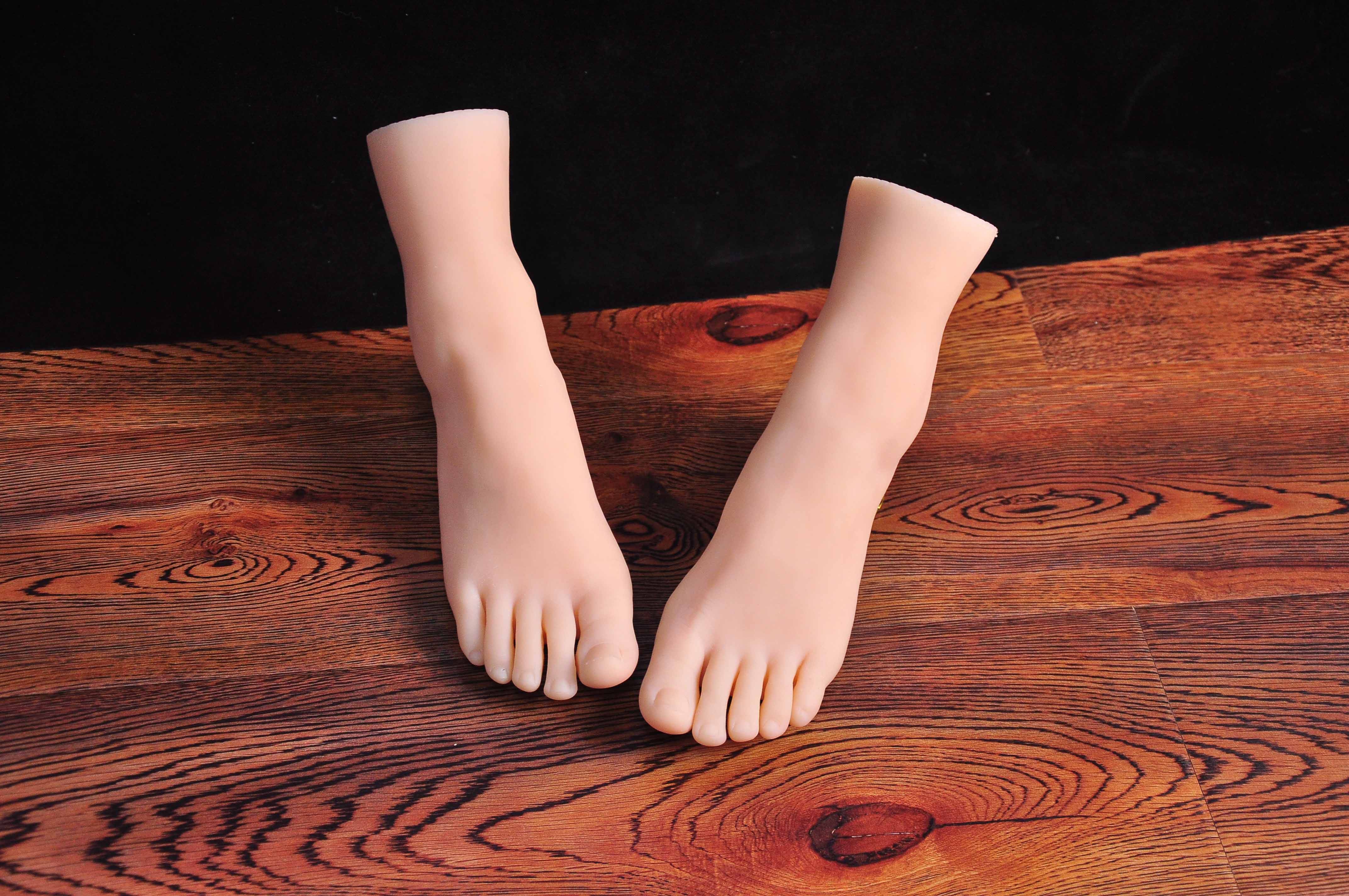 模型仿真大号女脚足模脚模美脚美足拍照玉足服装模特