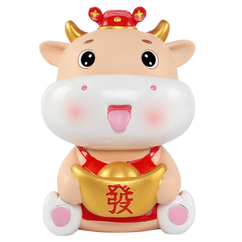 存钱牛年生肖大号小牛储蓄罐大人人用可存可取储蓄罐