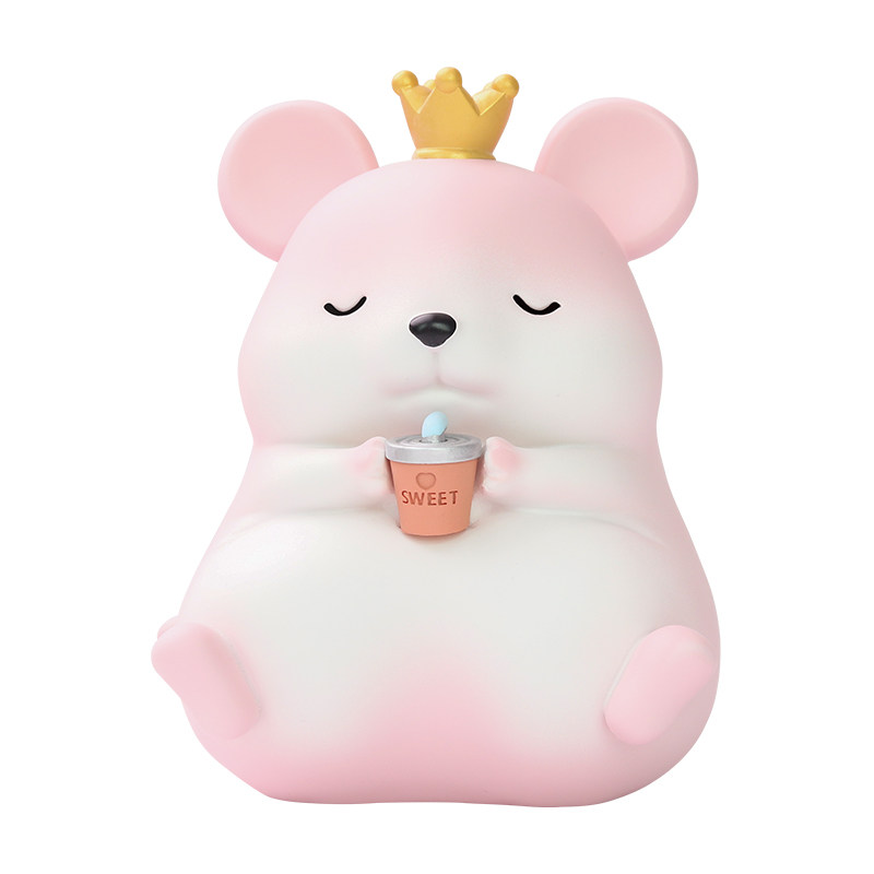 贪吃鼠存钱罐鼠年可取创意礼物老鼠储蓄罐小男女孩儿童大人用