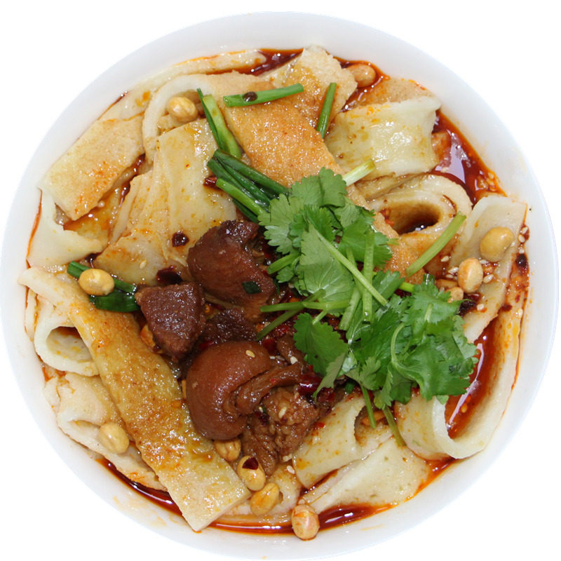 贵州特产锅巴粉1斤铜仁土特产绿豆粉皮正宗手工粉送两种辣椒