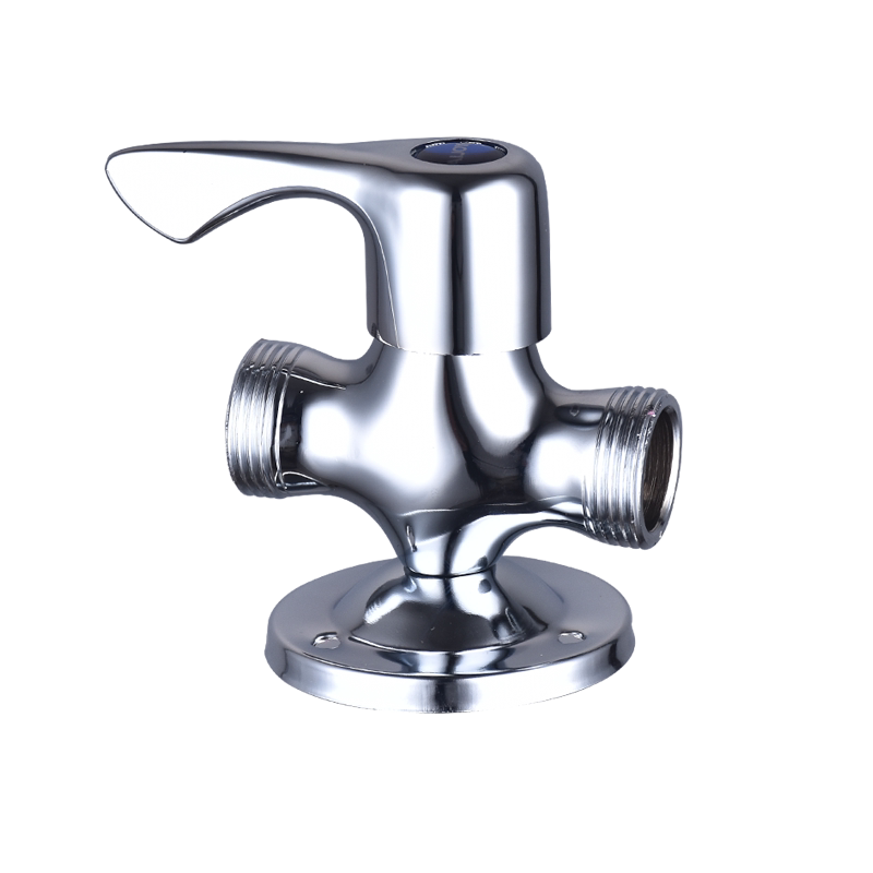 直通6分开关水阀全铜三角角阀水管止水水龙头角阀