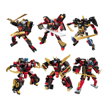 乐高积木幻影忍者变形合体机器人武士金刚机甲拼装玩具儿童男孩子