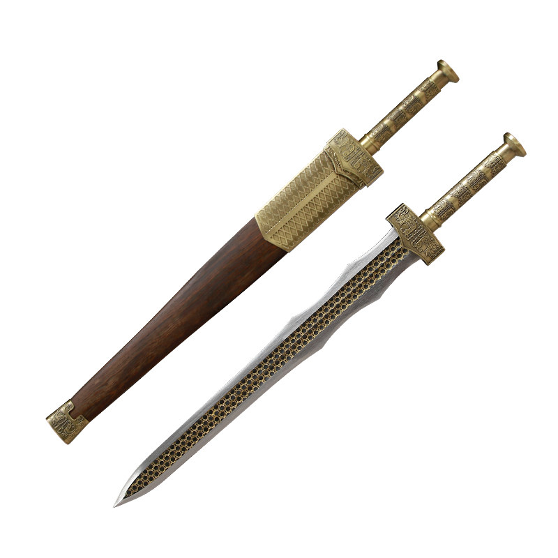 影视木兰剑影万字号宝剑刀剑花木兰剑收藏重剑刀剑
