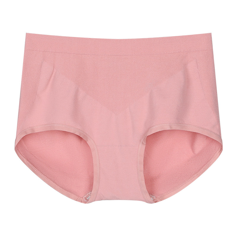韩玛斯内裤女纯棉净色基础版莫代尔棉女士平角裤中腰优幕良纱