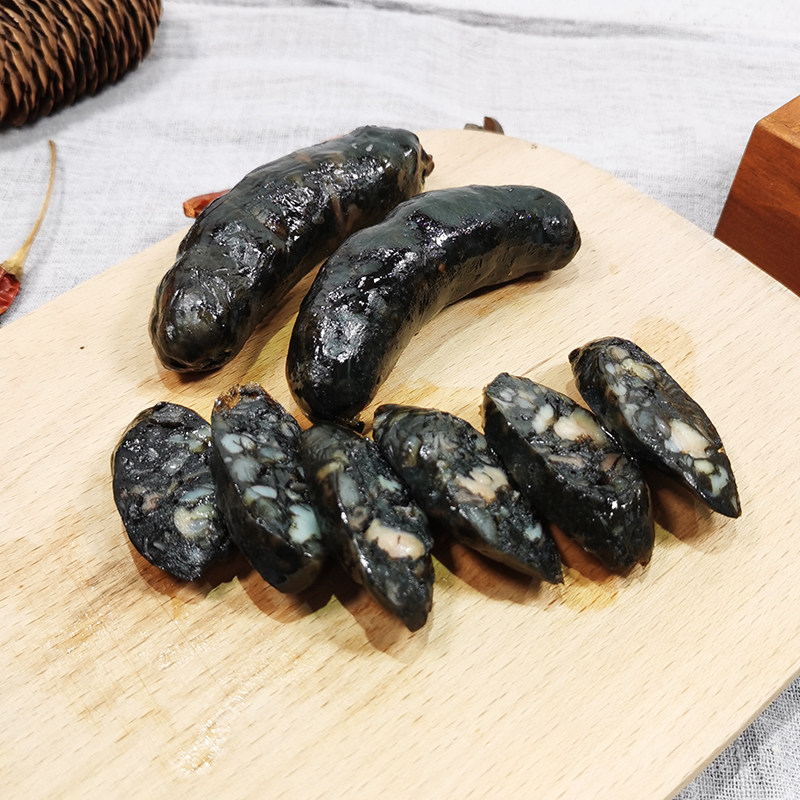 墨鱼500g黑色墨斗鱼香肠正宗台湾烧烤热狗烤肠香肠