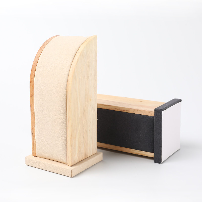 创意实木底座锥形手链架手串展示架道具柜台手镯首饰展示架