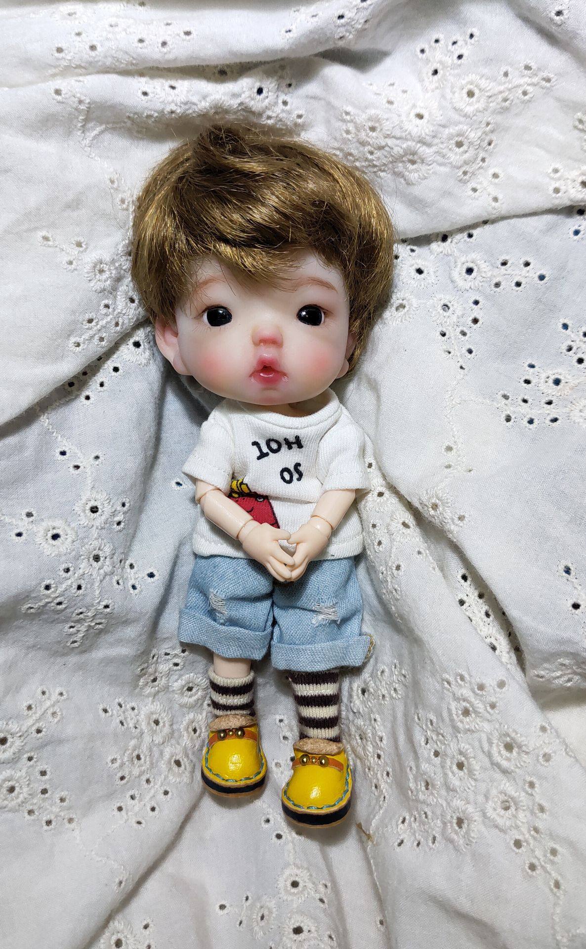 hobgoblin定制真人手工捏娃ob11黏土娃男娃bjd娃娃