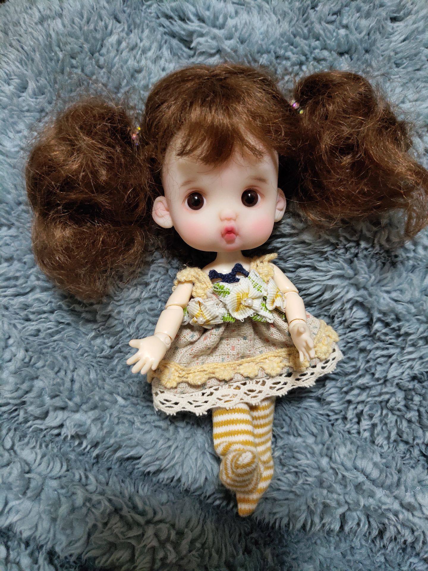 hobgoblin手工捏娃ob11黏土娃可爱嘟嘴娃私人订制改娃bjd娃娃