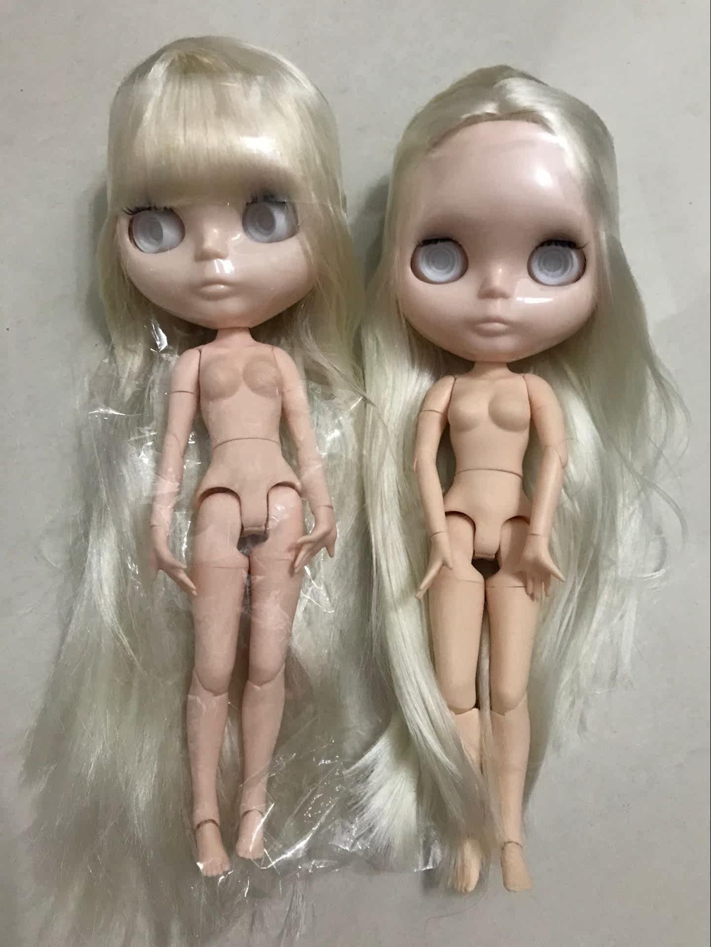 hobgoblin19刘海金色白金色关节拼娃改娃布娃娃小布素体娃娃