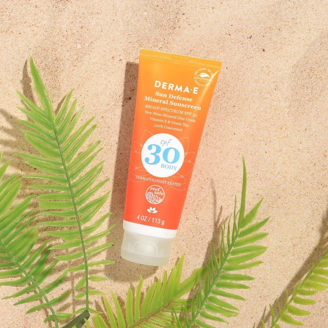 加拿大derma德玛依身体矿物防晒霜spf30113克防晒霜