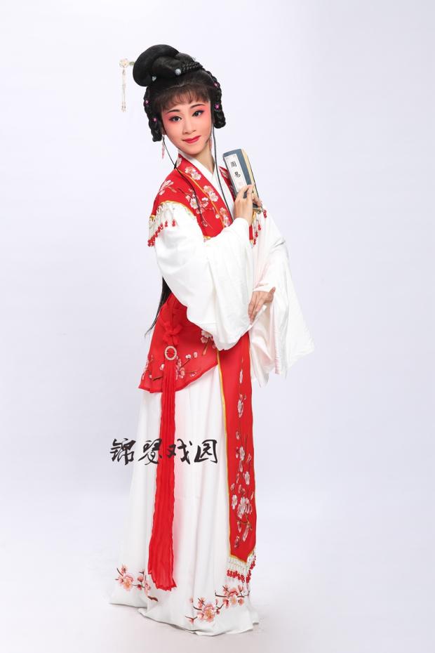 戏曲新款梅花花旦衣仿真丝小旦粤剧黄梅戏闽剧民族服装