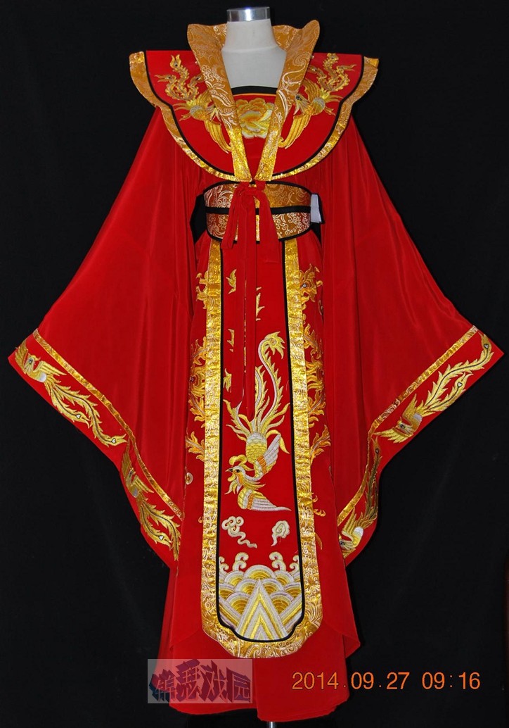 锦瑟戏园工装凤装皇后越剧黄梅戏闽剧台湾歌仔民族服装