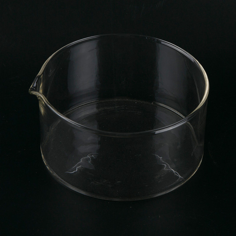 加厚高硼硅玻璃耐高温具嘴水槽结晶皿90/100/125/150/180mm油浴