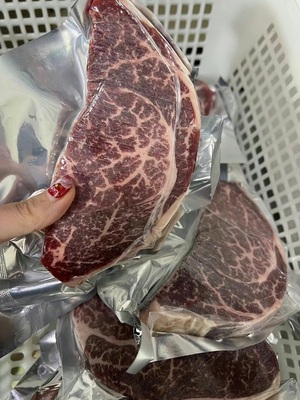 秒发3斤现切美国牛菲力头1500克牛柳头清真健身雪花霜降牛排