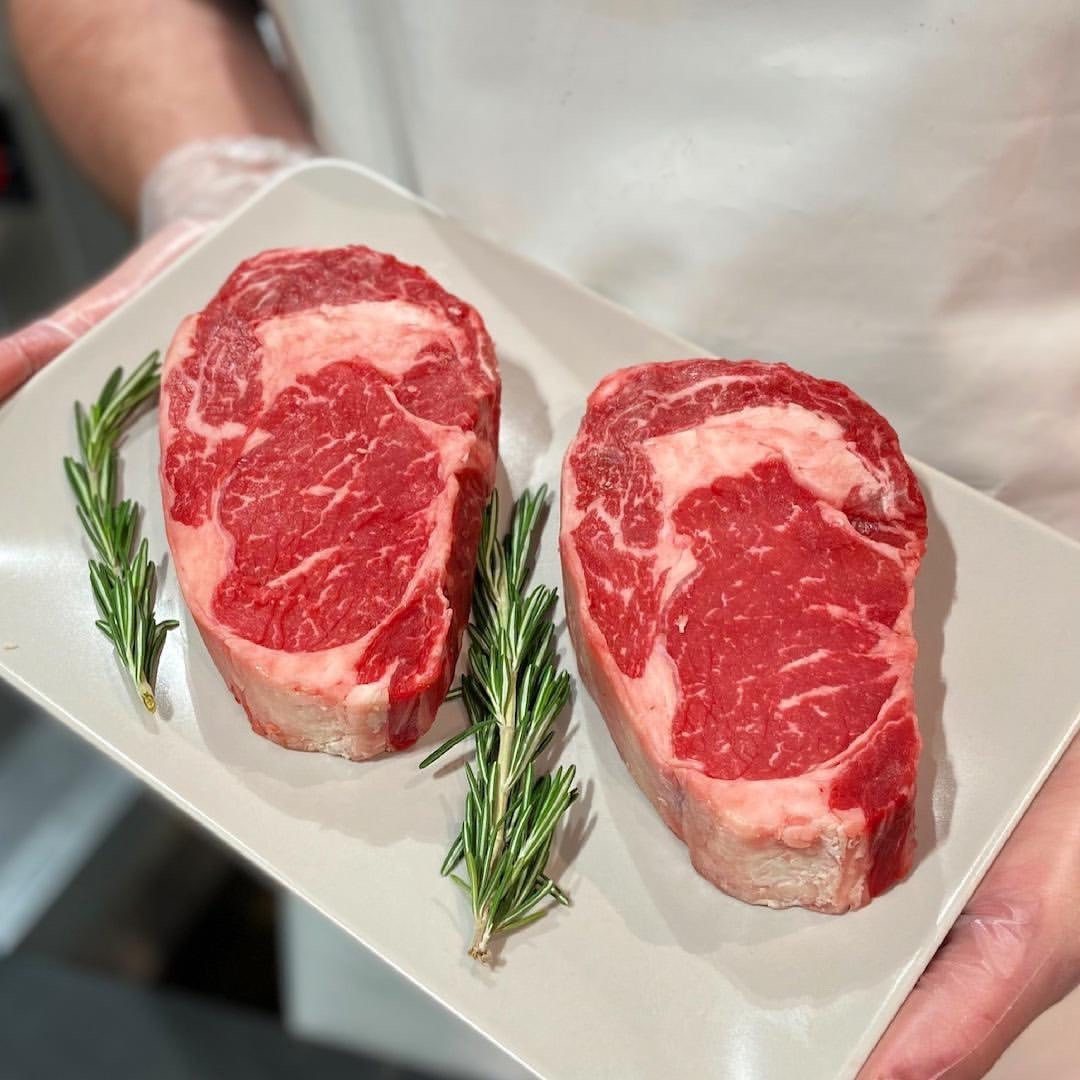 秒发包邮4斤澳洲安格斯谷饲150天肉眼牛排眼肉肋眼2000克清真