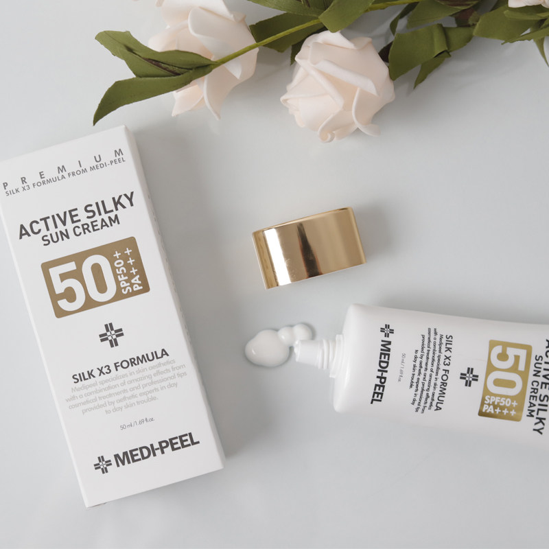 美蒂菲防晒霜新款隔离霜乳面部防水修复清爽medipeel防晒霜