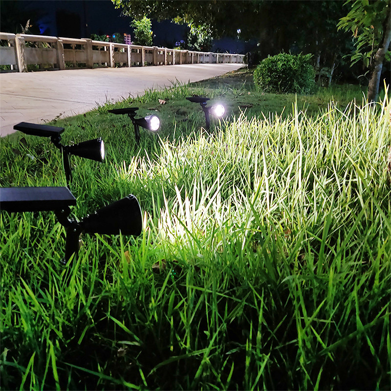 太阳能地插射灯花园庭院草坪七彩led投光户外景观庭院灯饰