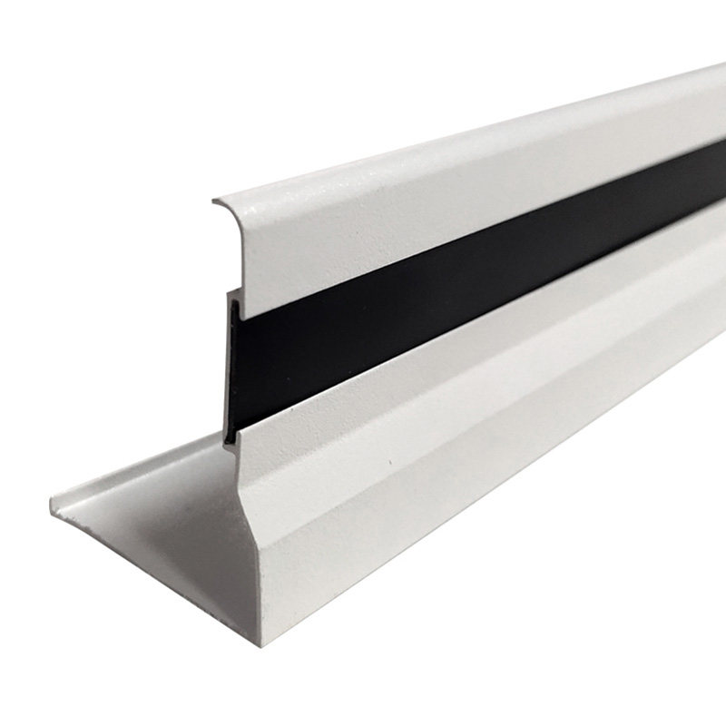 吊顶集成铝扣板穿黑线条白加黑二级铝梁专用收边条收边条