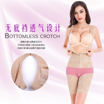 Tingmei Niya ຫນາ zipper ຫຼັງເກີດທ້ອງ, ຍົກ butt-lifting one-piece shapewear waist slimming body tight underwear ສໍາລັບແມ່ຍິງ