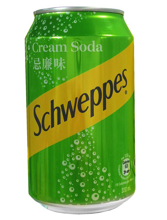 香港进口碳酸饮料玉泉忌廉汽水水西奶油柠檬碳酸饮料