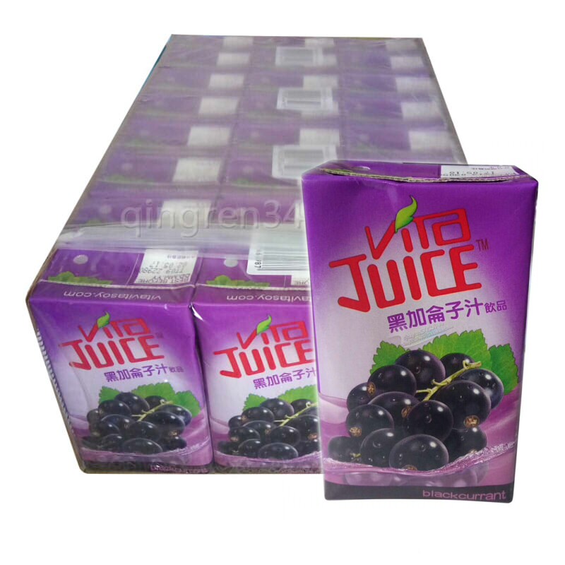 香港进口维他黑加仑饮料250毫升x24整箱夏日饮品果味