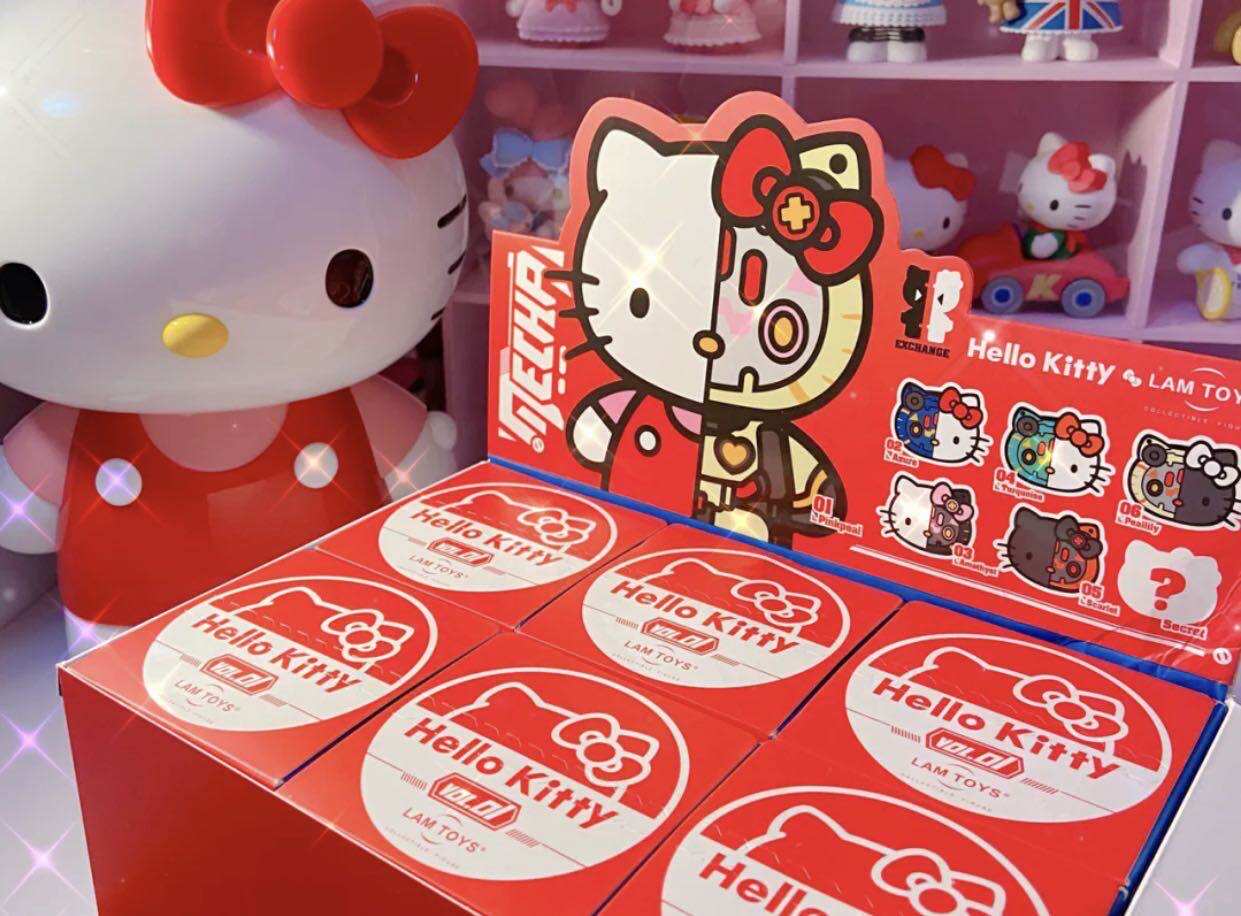 mechahellokitty机械凯蒂猫一代盲盒确认隐藏现货潮玩盲盒