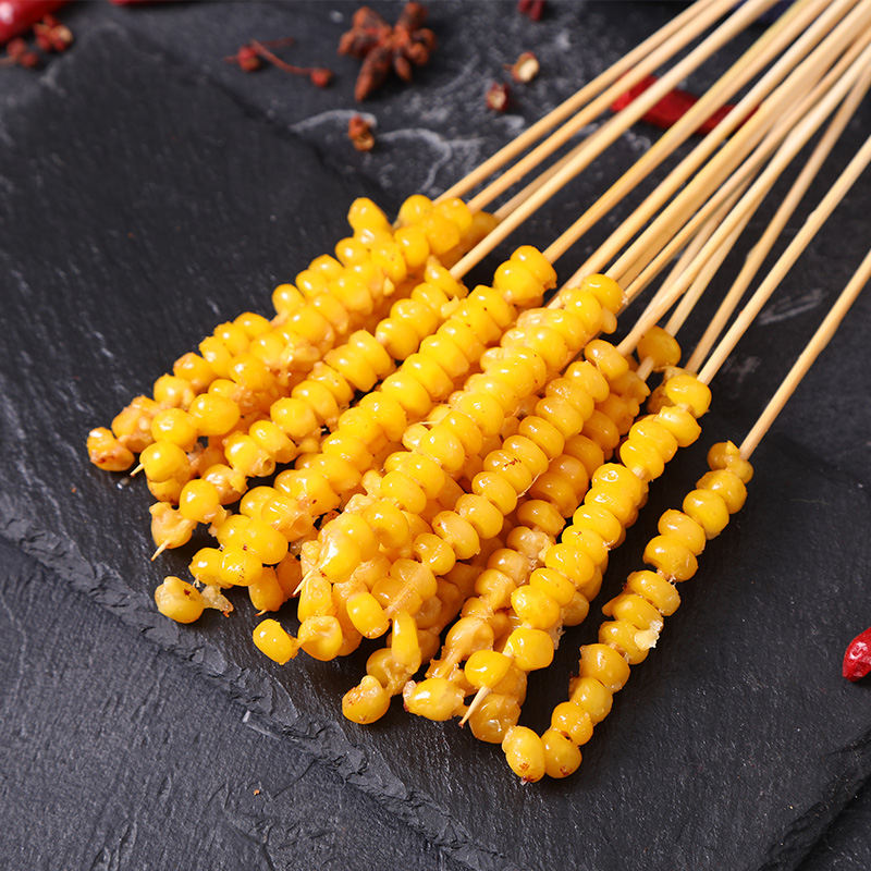 小串烧烤玉米粒玉米手把油炸涮串100串包铁板铁板玉米