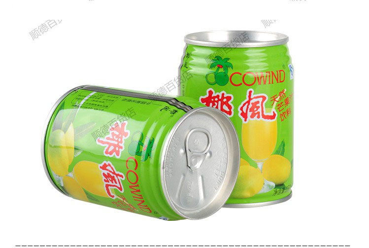 椰风风挡不住果汁饮料正宗绿罐浓缩芒果果汁果味果味